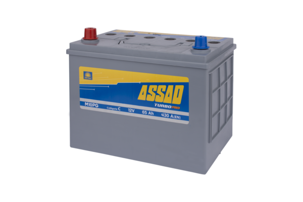 Batterie ASSAD TURBO PRO 510A, 65AH, M10P G/D pour remplacement de batterie en panne