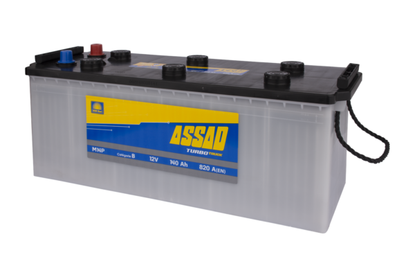 Batterie ASSAD TURBO TRUCK 820A, 140AH, M14P pour remplacement de batterie camion Tunisie