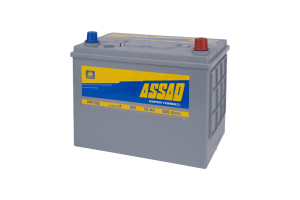 Batterie ASSAD SUPER TURBO TRUCK 620A, 72AH, MF10 D/G – Batterie auto Tunis