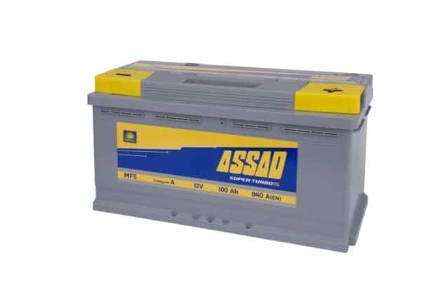 Batterie ASSAD SUPER TURBO TRUCK 840A, 100AH pour dépannage panne batterie à La Marsa
